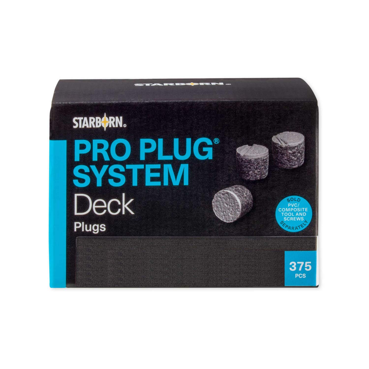 Starborn Pro Plugs for Trex Decking - 375 Plugs - Trex Select Woodland Brown