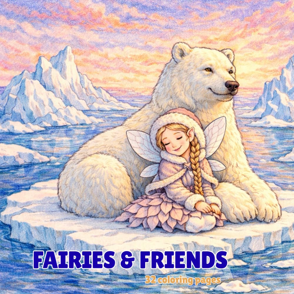 Fairies & Friends: Enchanting Pages of Fairies, Forest Creatures, and Friendship