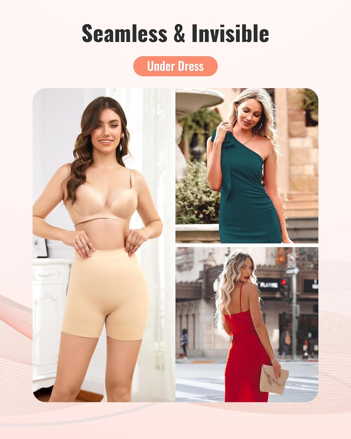 Shapewear Tummy Control Seamless Slip Shorts for Under Dress Breathable Anti Chafing Shaper Shorts for Women - Image 5