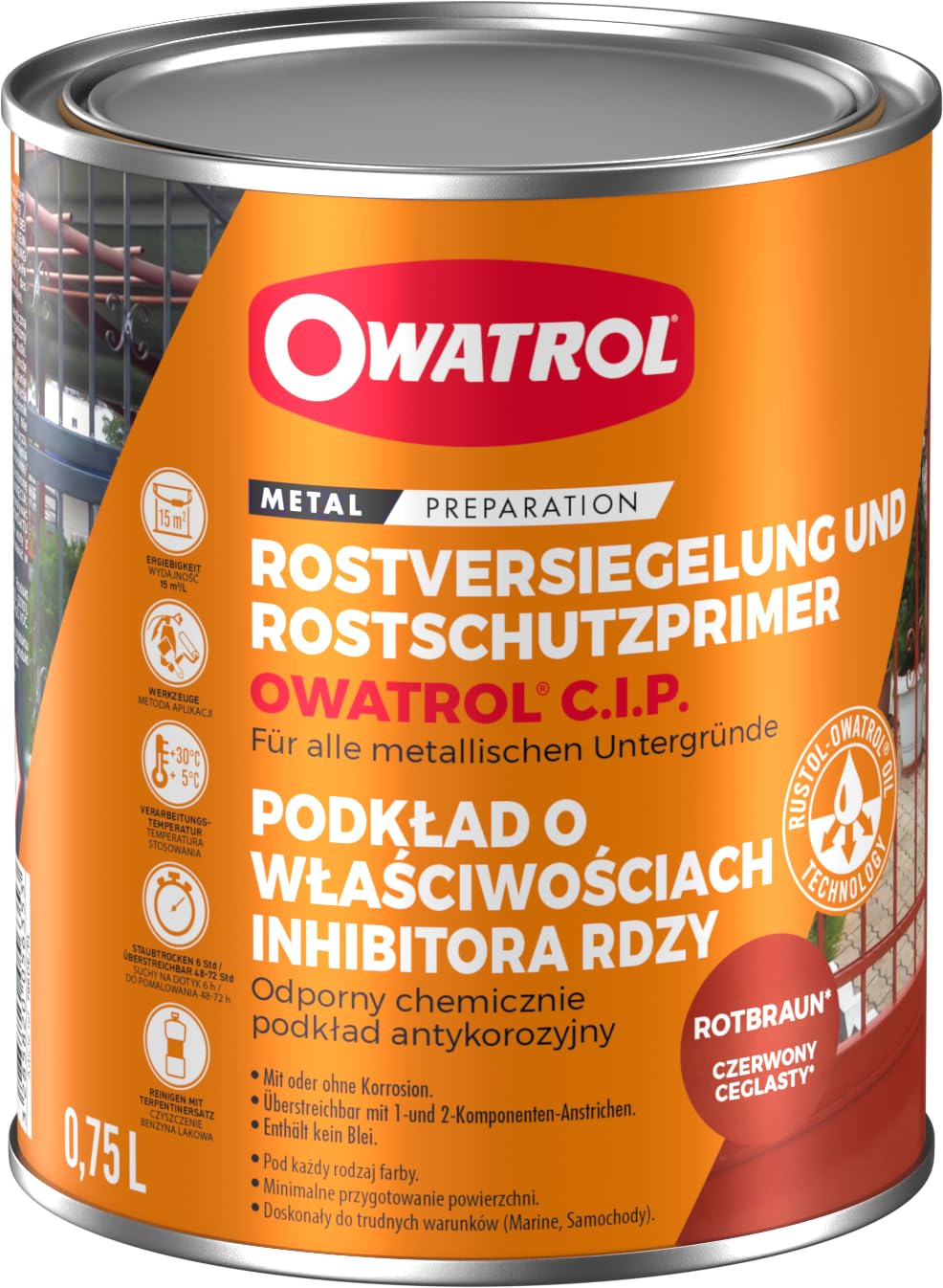 OWATROL Rustol C.I.P Rostversiegelung Rostschutz Primer (0,75)