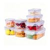 BARGAIN FACTORY Food Storage Containers 16PCS (8 Container + 8 Lids) Leak Proof Airtight Plastic Food Containers with Lids Pantry & Kitchen Containers, BPA Free Microwave & Freezer Safe, 250ML-1.6L — Food Storage deal