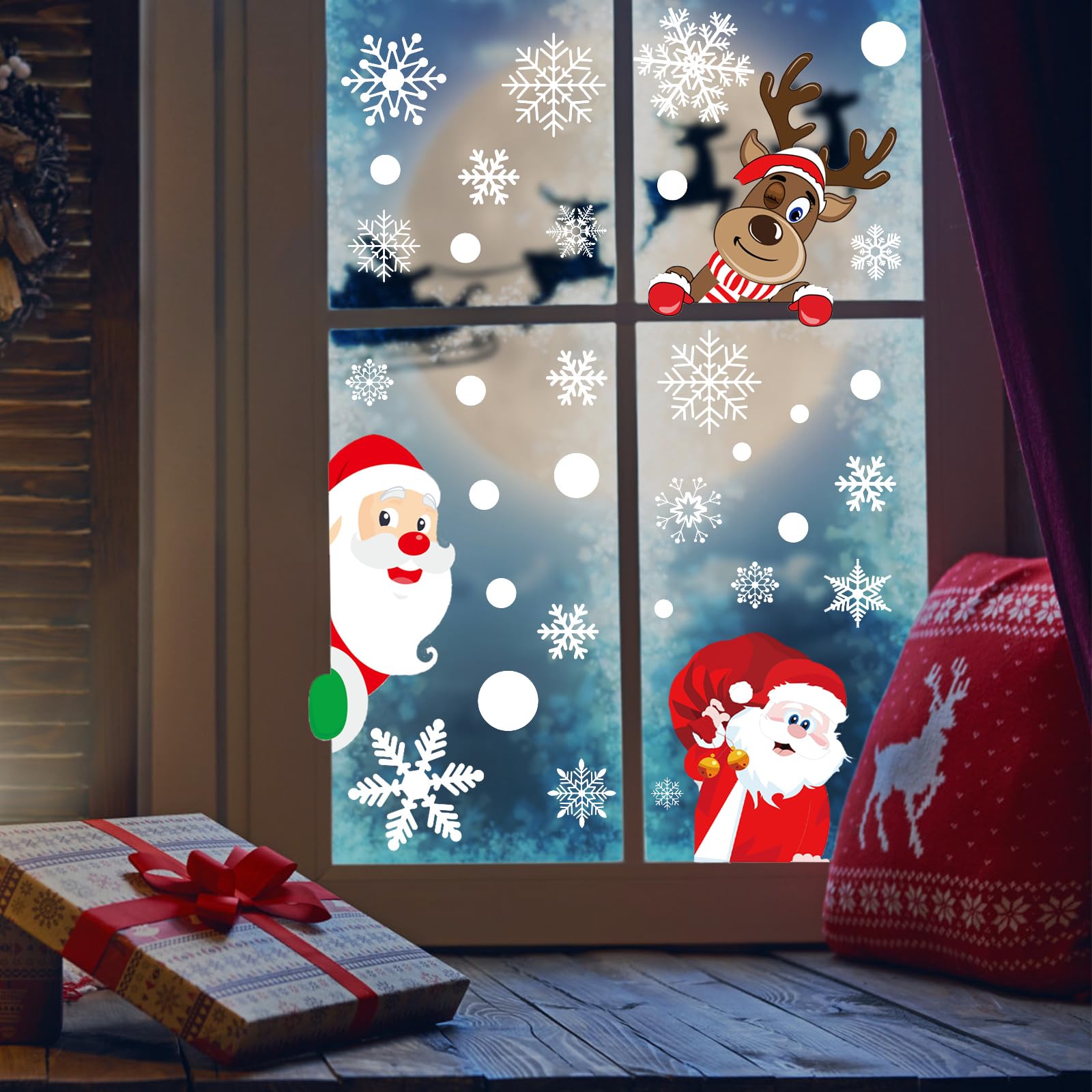 Amazon | 【Charming Club】ウォールステッカー クリスマス 飾り付け