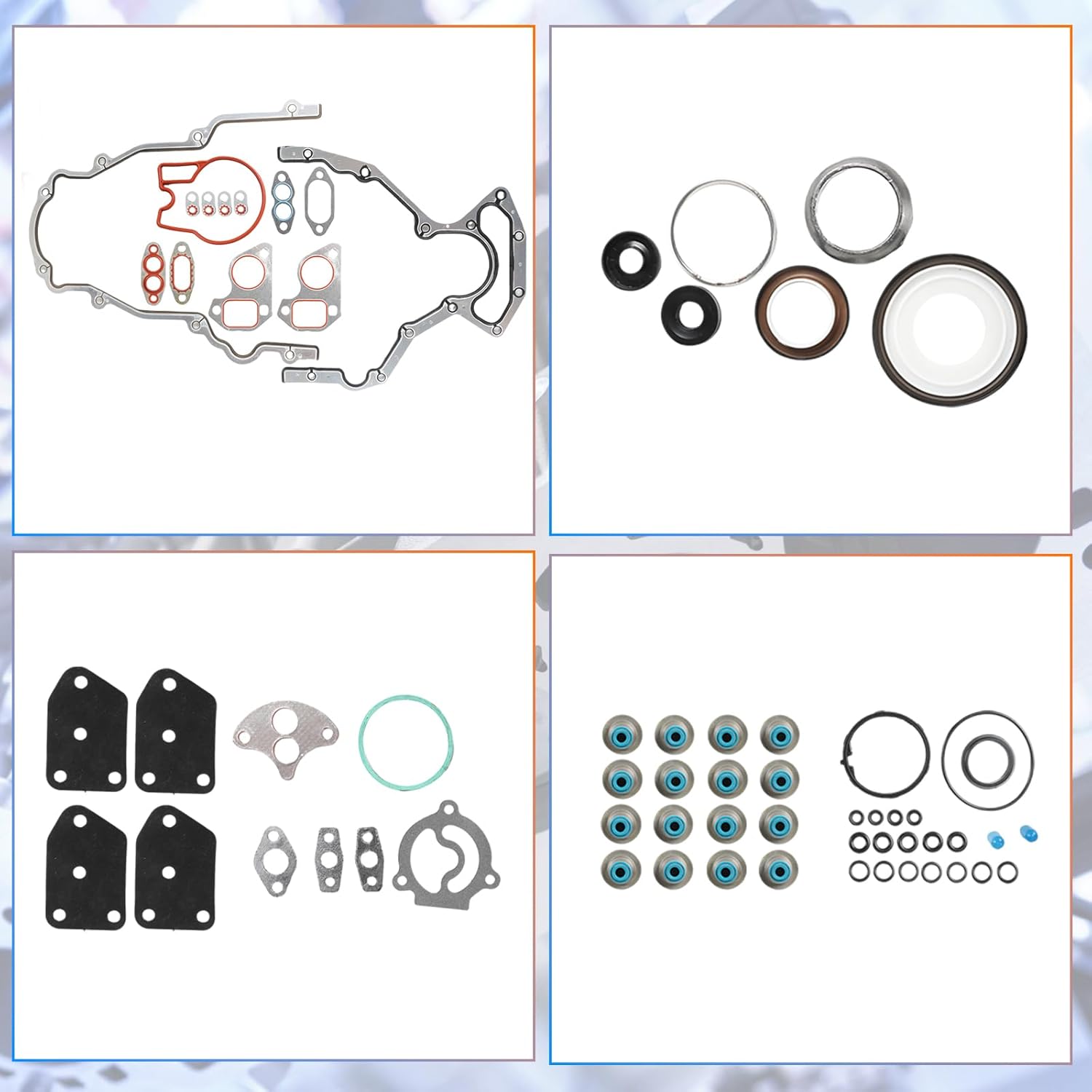 5.3L Engine Cylinder Head Gasket Set Fits for Cadillac Escalade 04-05, Chevy Avalanche Express Silverado Suburban Tahoe 04-14, GMC Envoy Savana Sierra Yukon 08-14 5.3L V8 OE HS26191PT