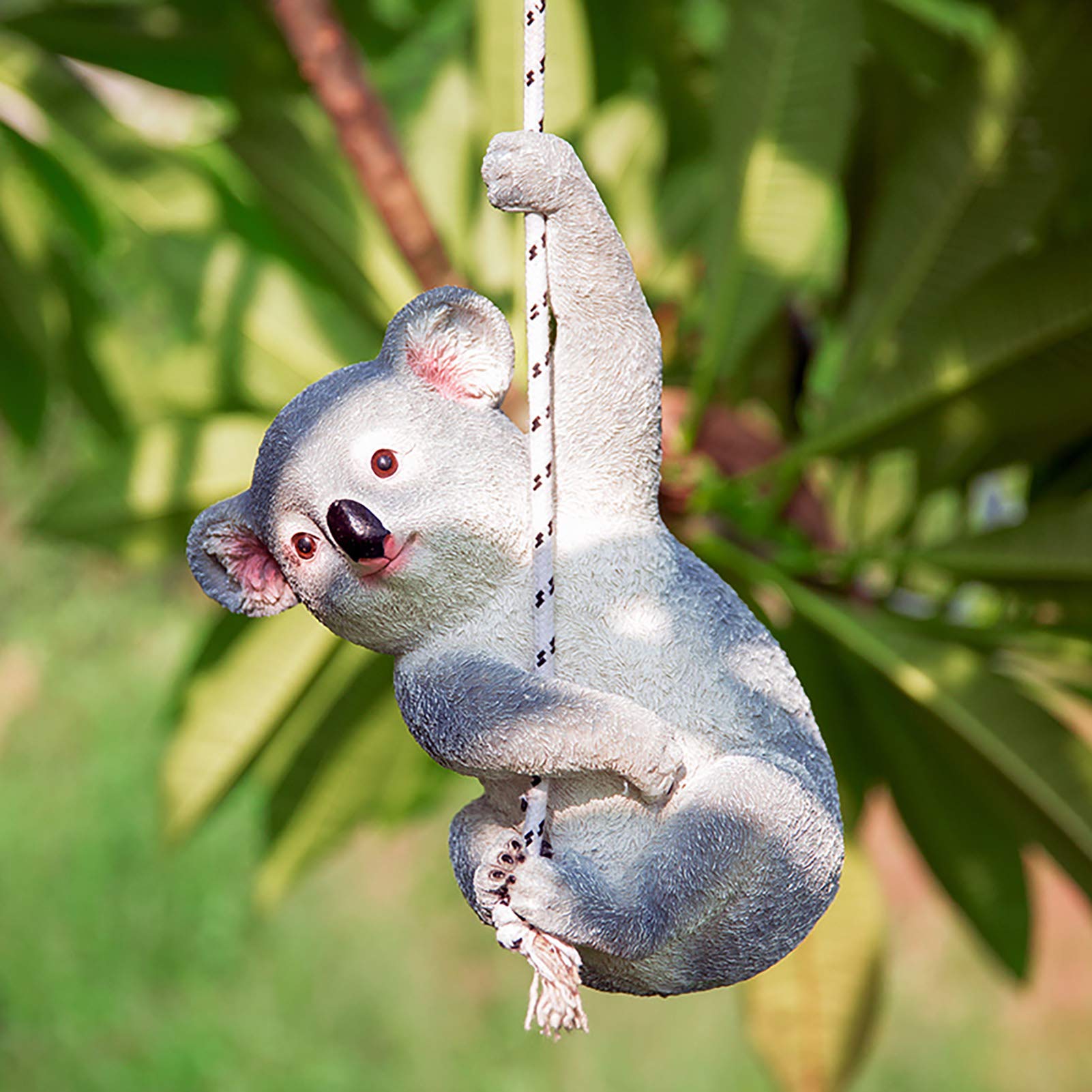 Balançoire koala résine haut de gamme statue de cour finition artisanale
