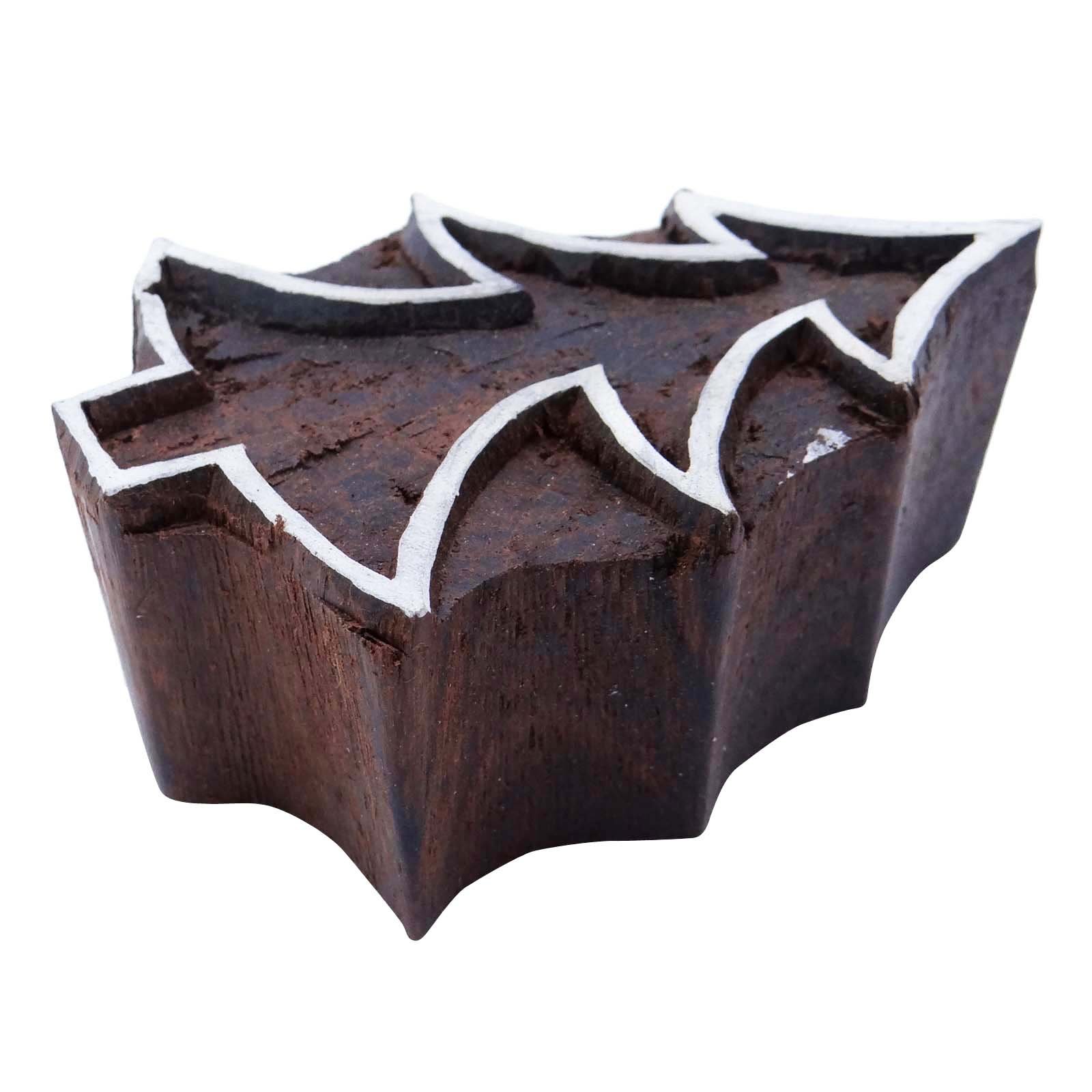 Christmas Tree New Decorative Block Wooden Textile Stamps Wood Printing Block