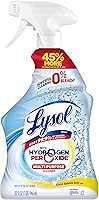 Lysol Power & Free Hydrogen Peroxide Multi-Purpose Cleaner Spray, Citrus Sparkle Zest, 32 oz - Bleach-Free Stain Dissolver