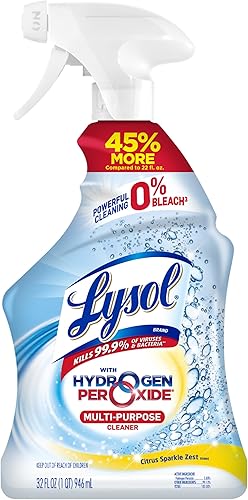 Lysol Limpiador limpiador multiusos de peróxido de hidrógeno cítricos 32 onzas líquidas