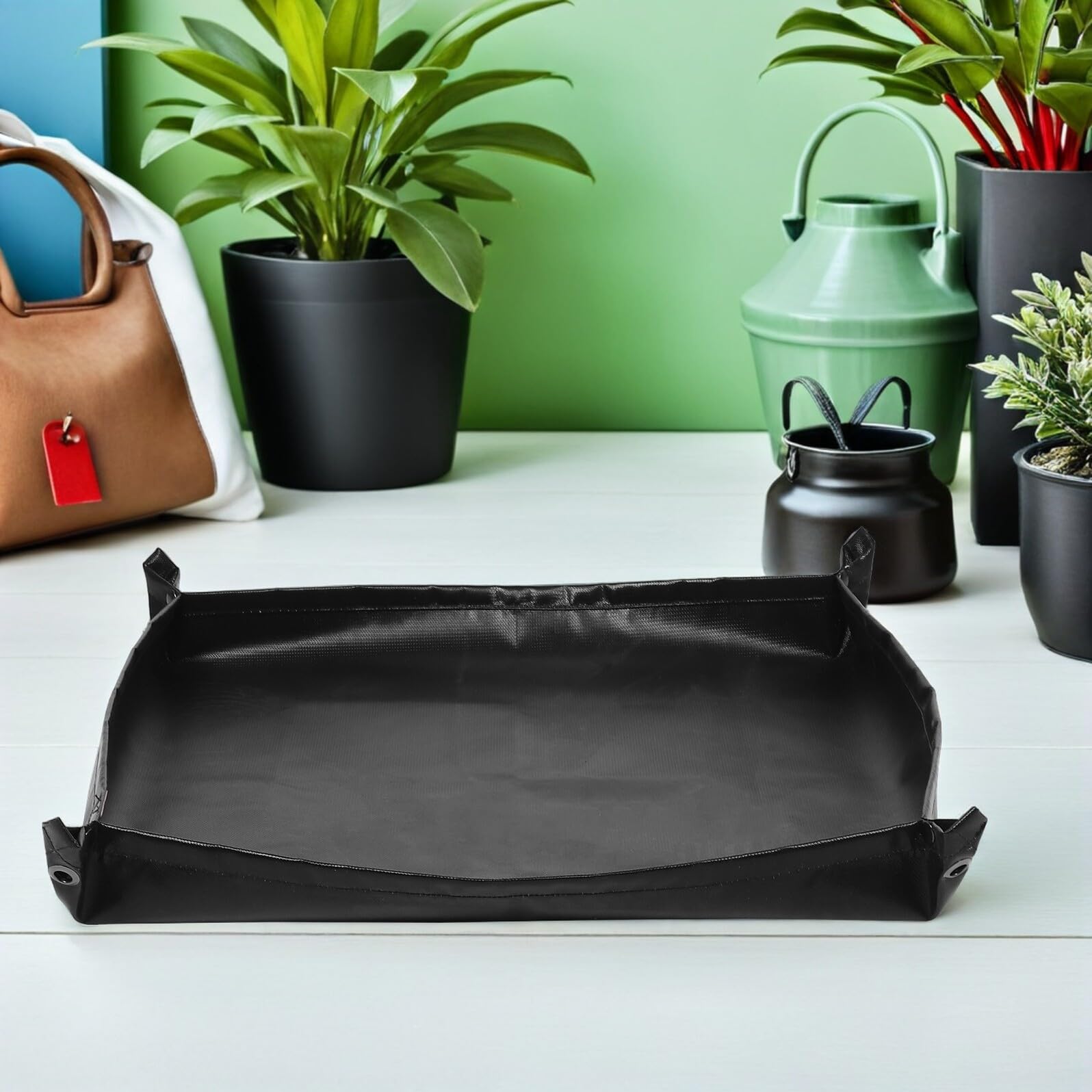 Sewroro Tapete para Barbacoa Ignífugo de Silicona Negro, Estera Térmica Resistente al Calor, Reutilizable para Parrillas de Gas, Carbón y Eléctricas, Adecuado para Camping y Exteriores