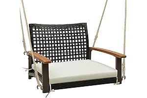 Hanging Rattan Swing Chair For Outdoor Relaxation