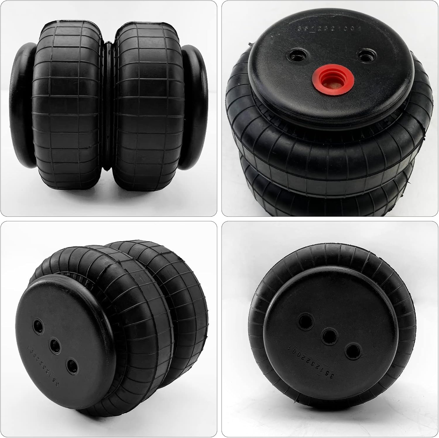 Rear Air Helper Spring Kit 2WD/4WD Ram 1500 Mega Cab Ram 2500/3500 Ram 2500/3500 Commercial Replacement for Firestone Ride Rite W21-760-2299 5000lbs