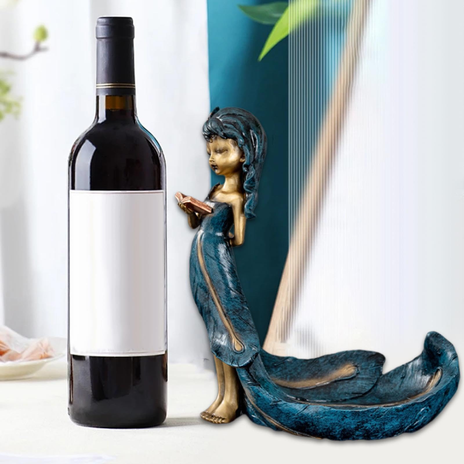 Amazon｜AWHAO ワインボトルスタンド 美しい女性像 インテリア  