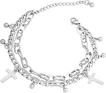 Amazon.com: Sacina Y2k Aesthetic Cross Bracelet, Cross Y2k Grunge