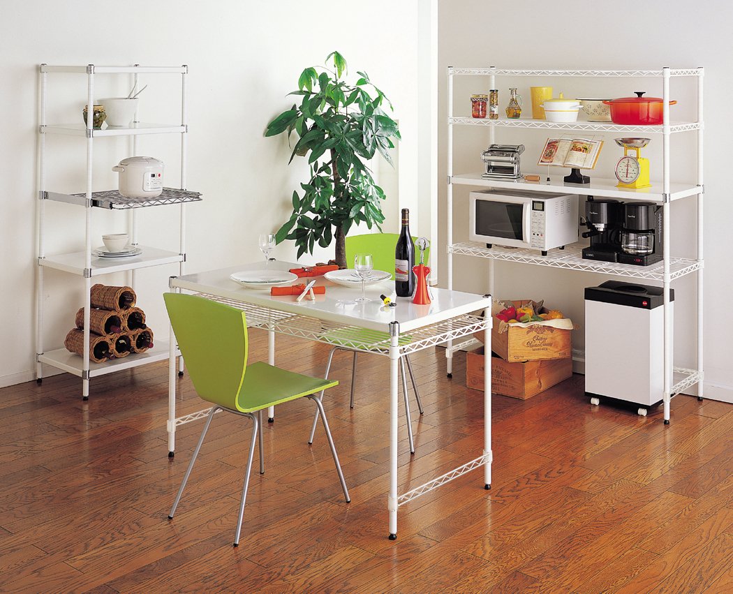 Amazon｜ホームエレクター ウッドシェルフ エンゼルホワイト