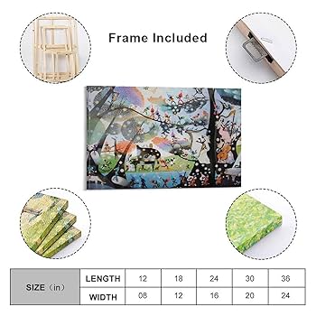 Amazon.co.jp: 藤城清治影絵の世界 泣いた赤鬼 絵画ポスター