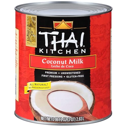 Thai Cocina Pure Leche de Coco, 96Ounce-6por Caso.