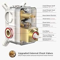 Vista 7 de IRIBER - Sistema de ducha de lluvia con cabezal de ducha fijo y de mano de alta presión