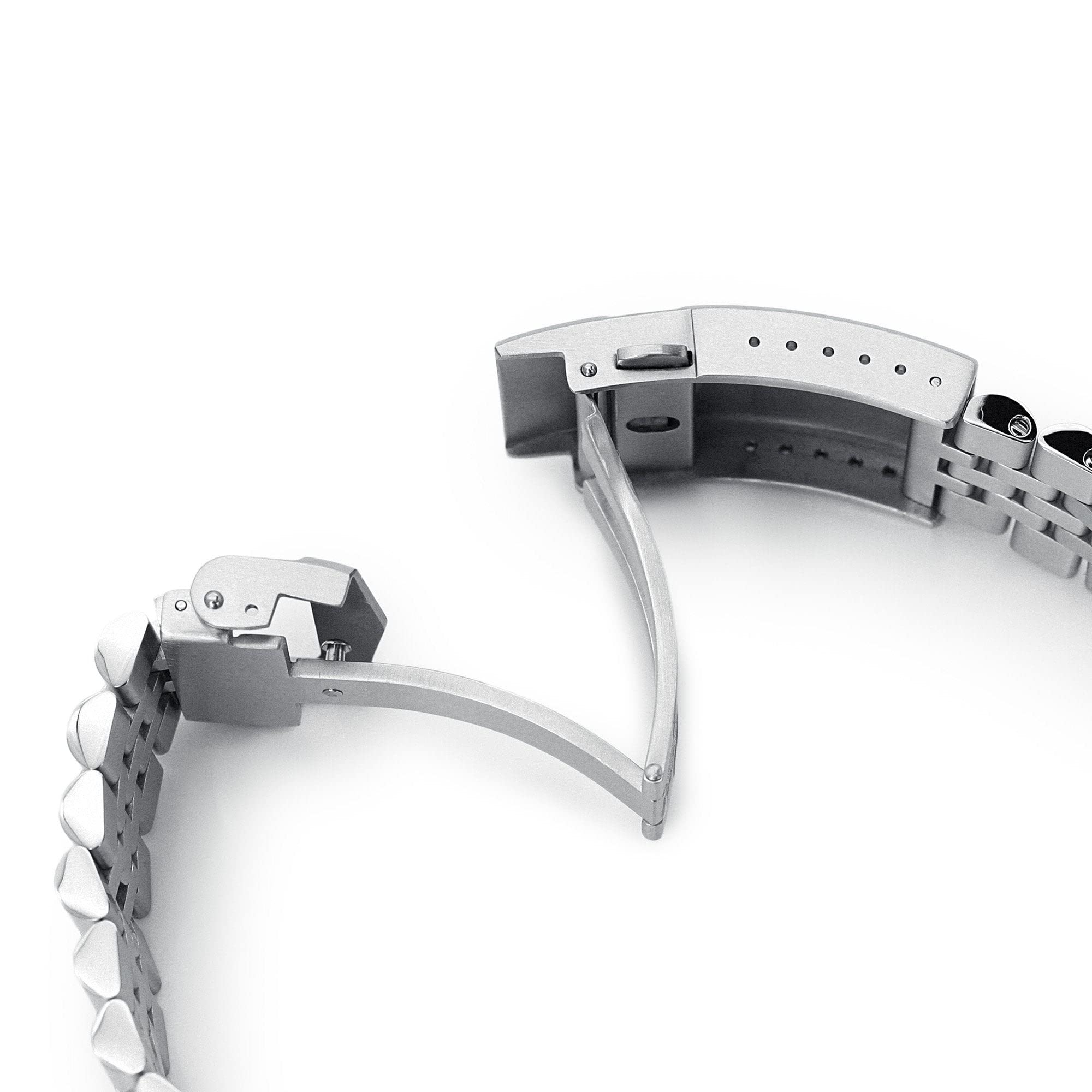 MiLTAT 20 mm Super-J Louis Correa de reloj de metal compatible con Seiko SPB143 63Mas 40,5 mm