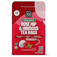 Vista 31 de FGO Té de rooibos orgánico, bolsitas de té ecológicas, 100 unidades, el embalaje puede variar (paquete de 1)