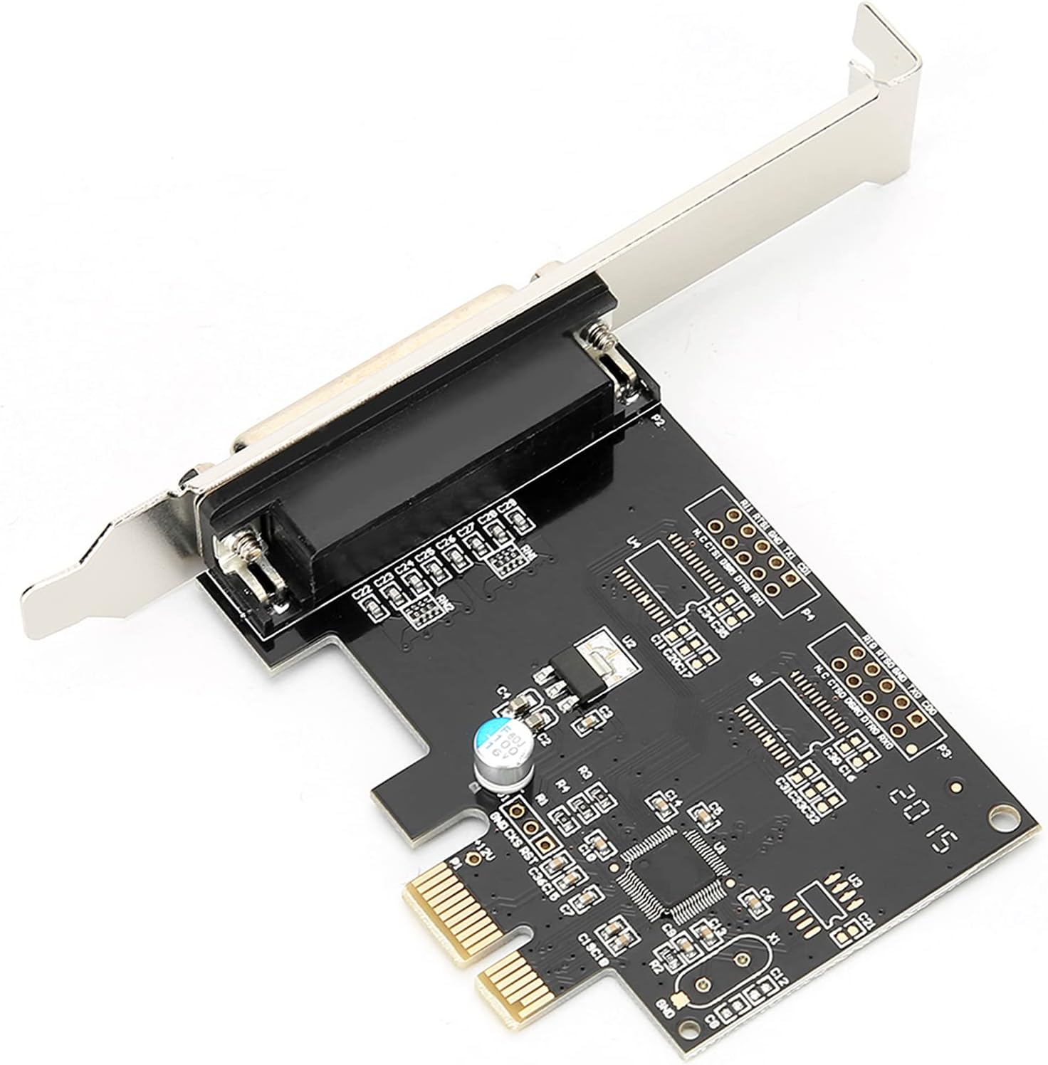 PCIE Parallel Printer Card Adapter for Printers 1284 Port DB25 LPT PCIE LPT PCI Express X1 Slot for OS X, Ideal Programmers and Scanners