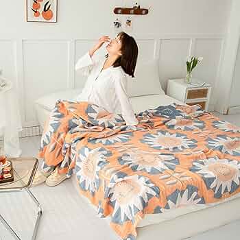 【限定!!】HERMES カラフル植物柄 タオルケット コットン100％ HERMES カラフル植物柄 タオルケット コットン100％ Amazon.co