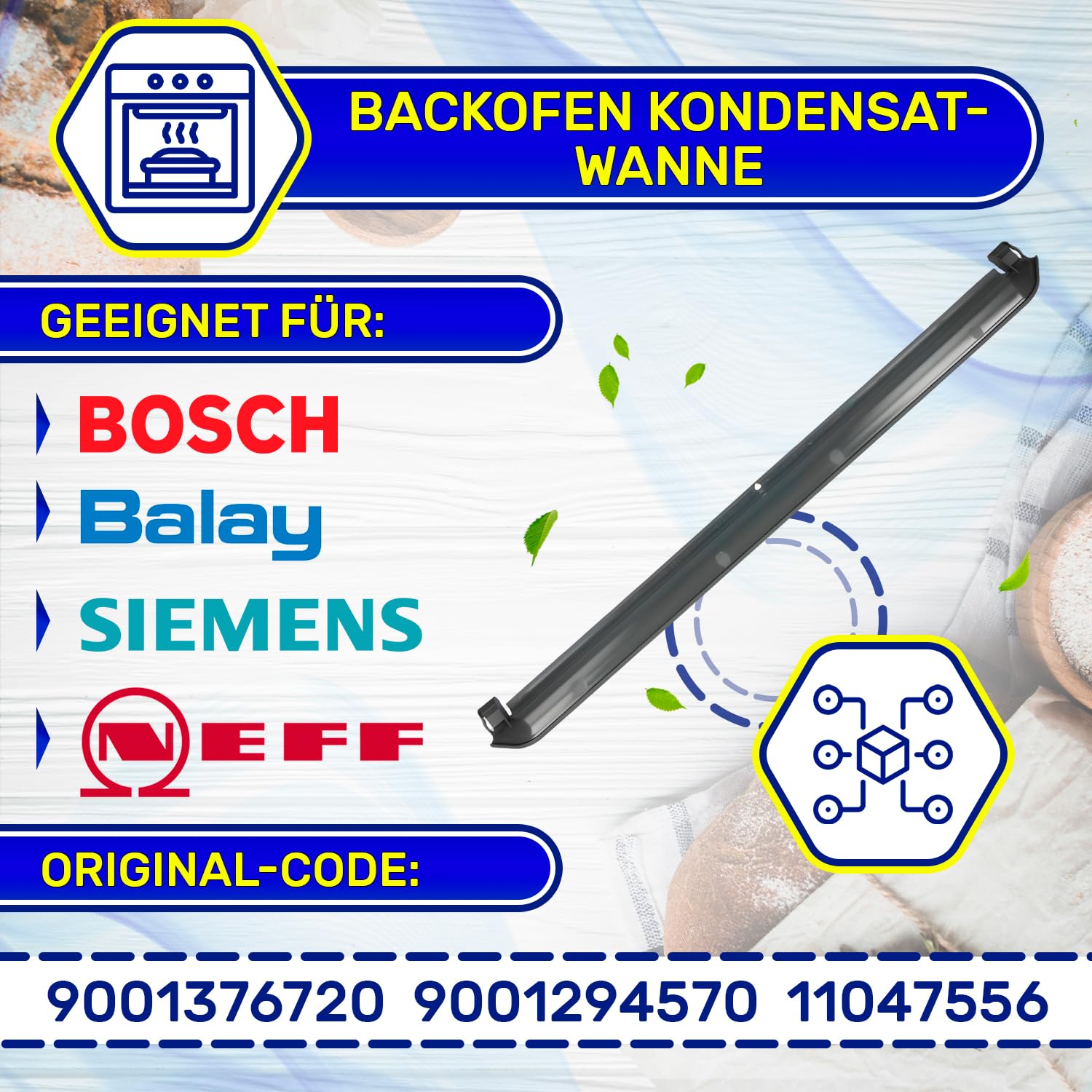 Kondensatleiste Unten Türe für Backofen 11047556 für Bosch für Balay