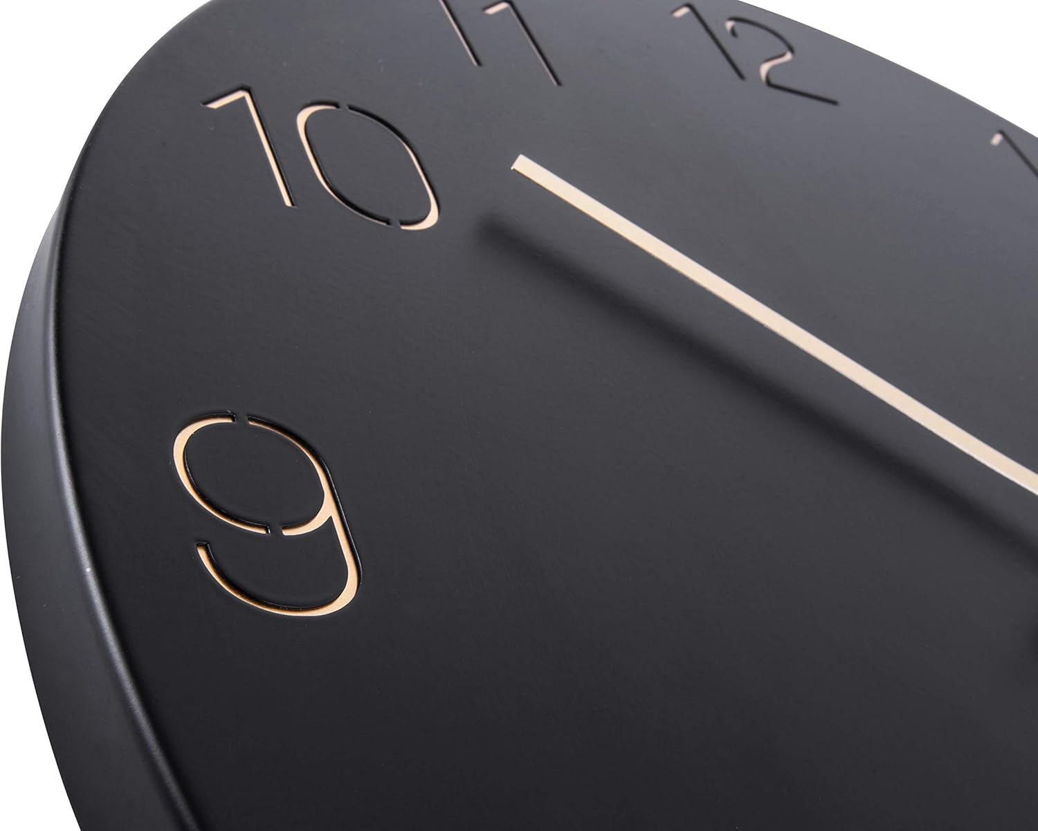 Karlsson Wall Clock ‘Charm Engraved’ 40cm Black (KA5762BK) BigaMart