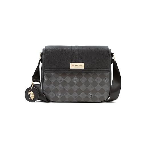 U.S. Polo Assn. Diamond Heritage Crossbody Black One Size