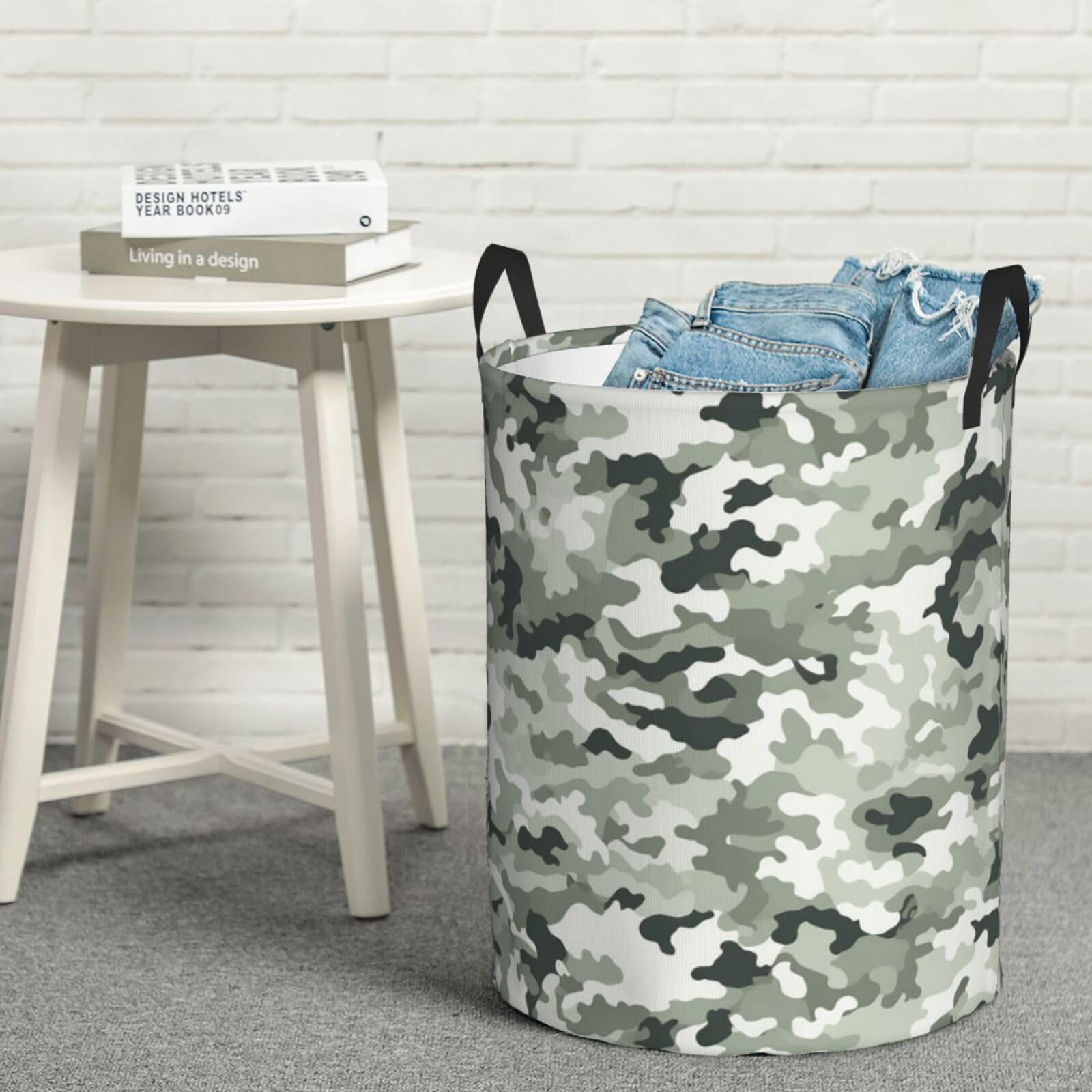 Panier à linge autoportant et pliable - Sac de rangement étanche avec poignées taille M