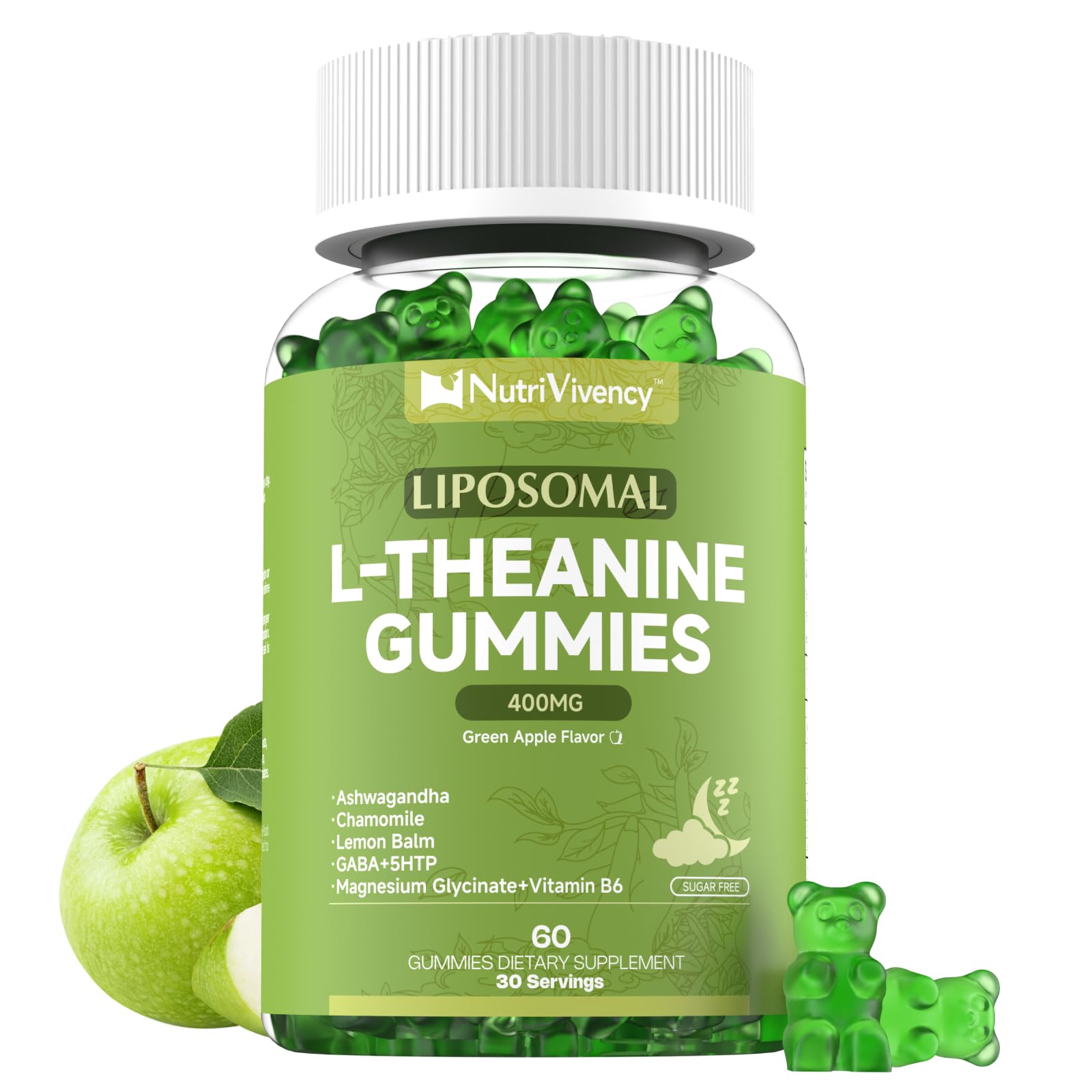 Amazon.com: Liposomal L-Theanine Gummies, Sugar Free L Theanine