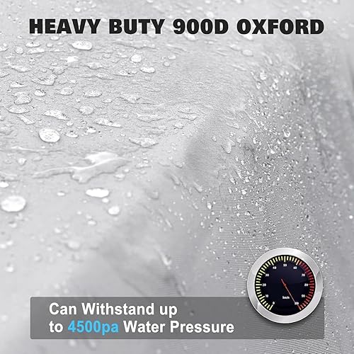 Miniatura 2 de Funda para consola central de barco, impermeable 900D, funda de consola central para barco con correa elástica resistente al viento, funda de