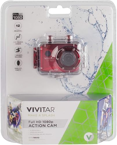Miniatura 7 de Vivitar DVR786HD-RED-WM DVR 786 Full HD ActionCam