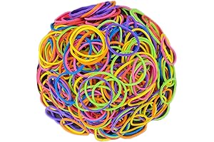 200-Count Multicolor Elastic Rubber Bands