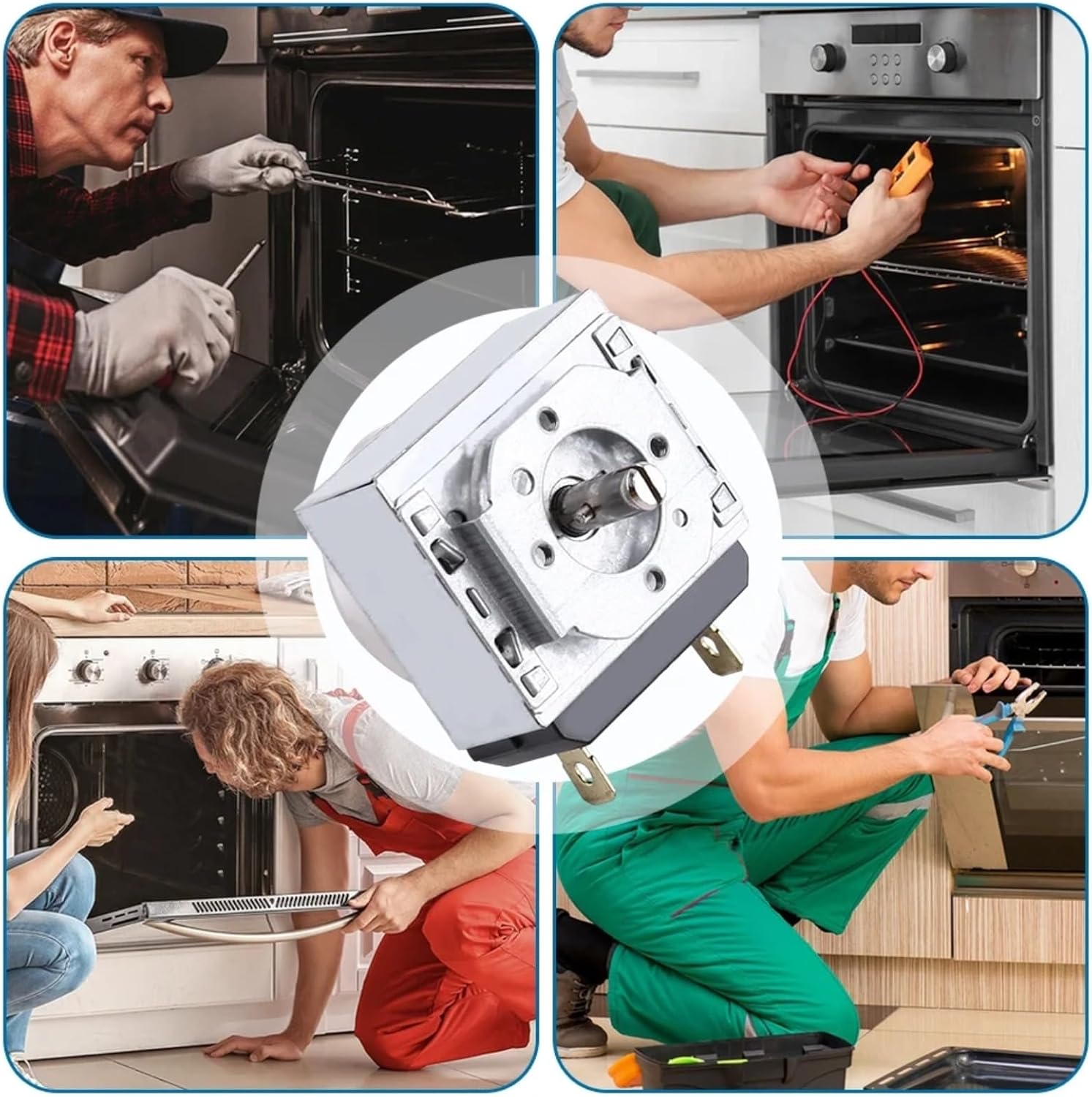 1 to 60 Minute Time Controller Toaster Oven Minutes Timer Switch Replacement DIY for Kitchen Electronic Microwave Oven Cooker