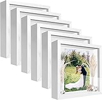 Vista 28 de Caja expositora de 8 x 8 pulgadas con calcomanías de letras, vitrina para recuerdos, artículos de bebé, recuerdos de boda, manualidades, boletos