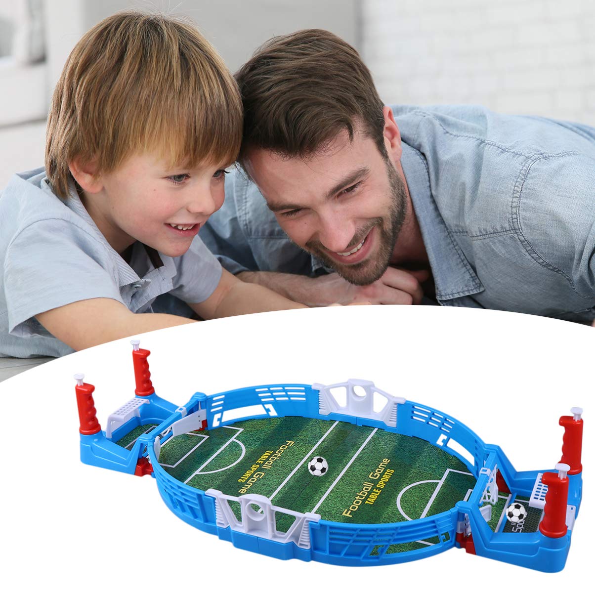 Juego de Futbolín de Escritorio para Dos Jugadores de Plástico