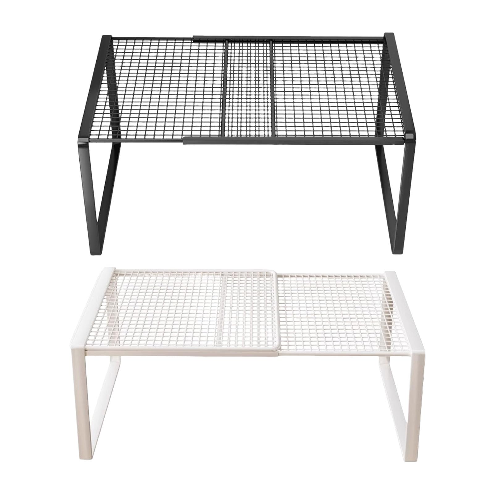 Estantes de armario de metal de montaje rápido, sistemas de almacenamiento de altura ajustable para organización de ropa y accesorios, divisor de estante antideslizante