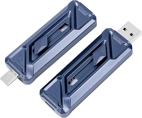 Miniatura 9 de fanxiang Unidad USB SSD externa de 1 TB, 2050 MBs USB-C y USB-A SSD portátil de 1 TB, grabación y almacenamiento HDR 4K ProRes, aleación de zinc,