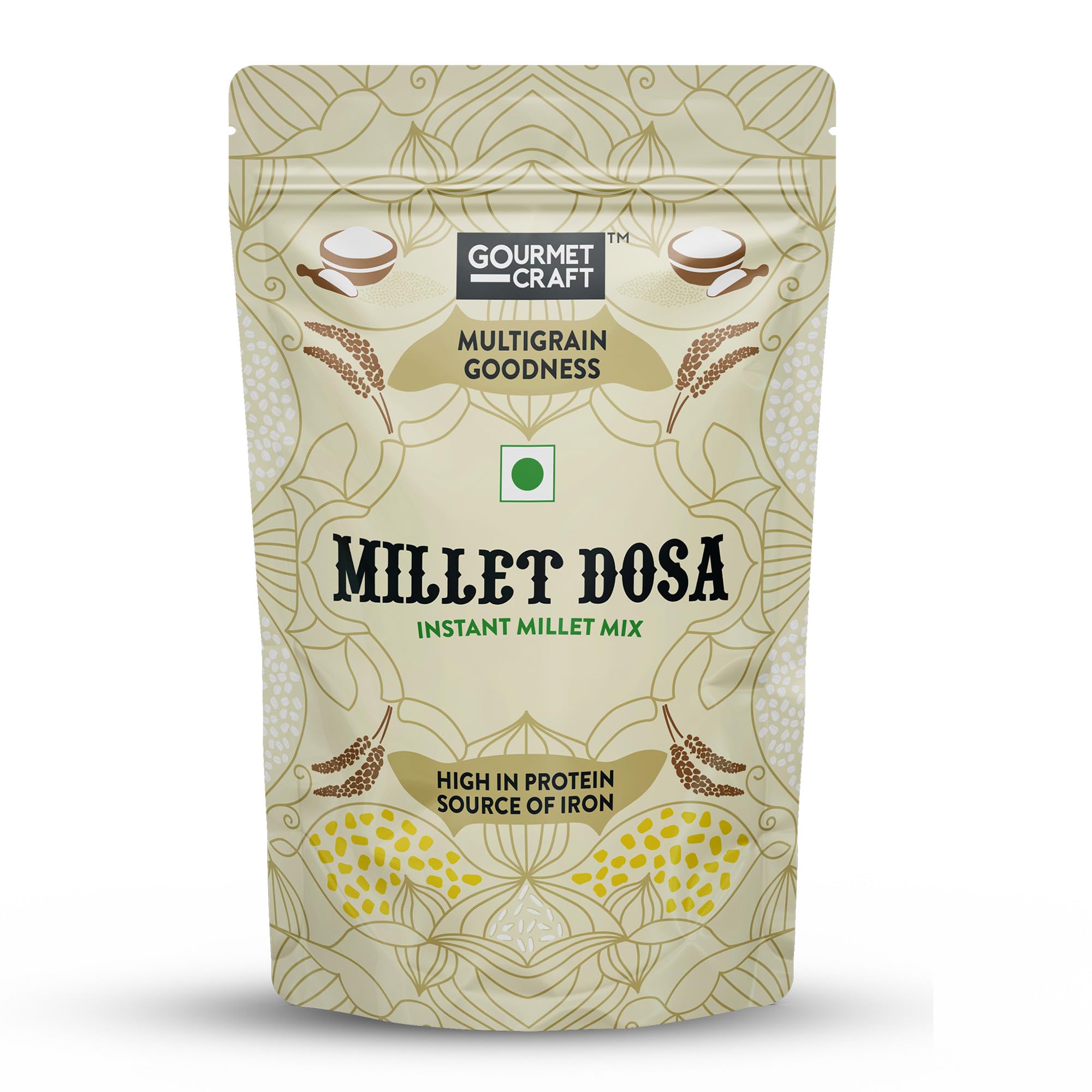 Gourmet Craft Millet Dosa Instant Mix - Healthy, Instant Breakfast Mix with Kodo, Barnyard, Little Millet | Iron & Protein Rich | No Palm Oil, Maida, Emulsifiers | Healthy Food | 250g (Pack of 1) (B0CRYF44H7) Amazon Price History, Amazon Price Tracker