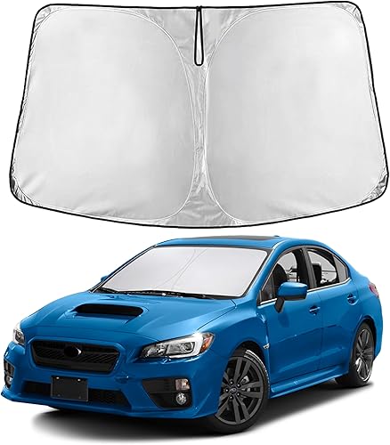 Miniatura 72 de EcoNour Parasol para Subaru Crosstrek 2013-2015 2016 2017, visera solar para parabrisas delantero y ventana, bloqueador de calor UV y protector
