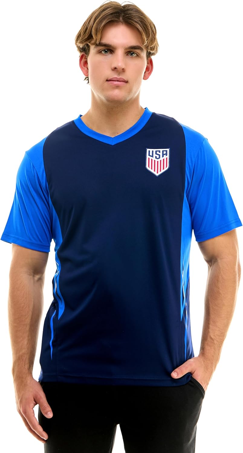Icon Sports Officially Licensed US Soccer Federation Game Day Shirt - Unisex Adult
