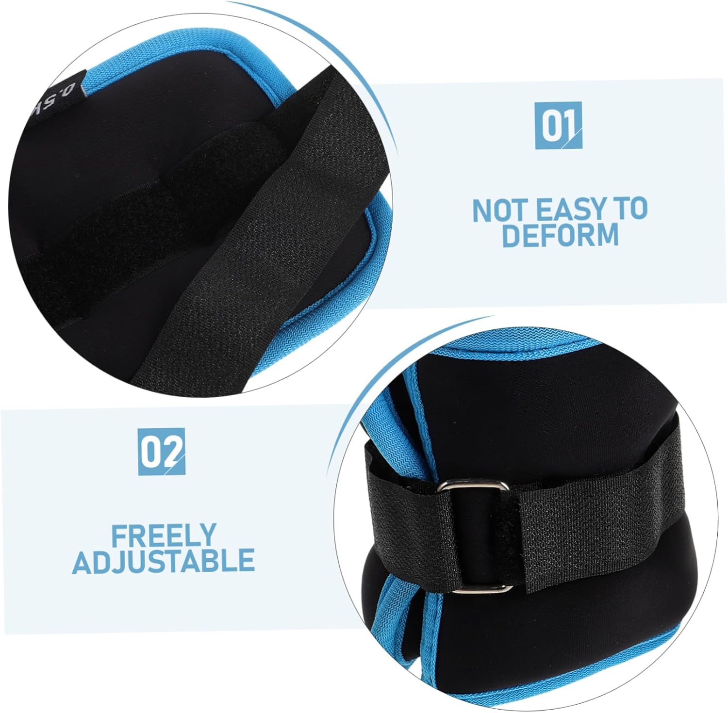 BESPORTBLE 2pcs Adjustable Ankle Weights Leggings Sandbags Bag Weights for Exercise Sandbags for Training Fitness Leg Running Equipment Ankle Training Leg Exercise Belt