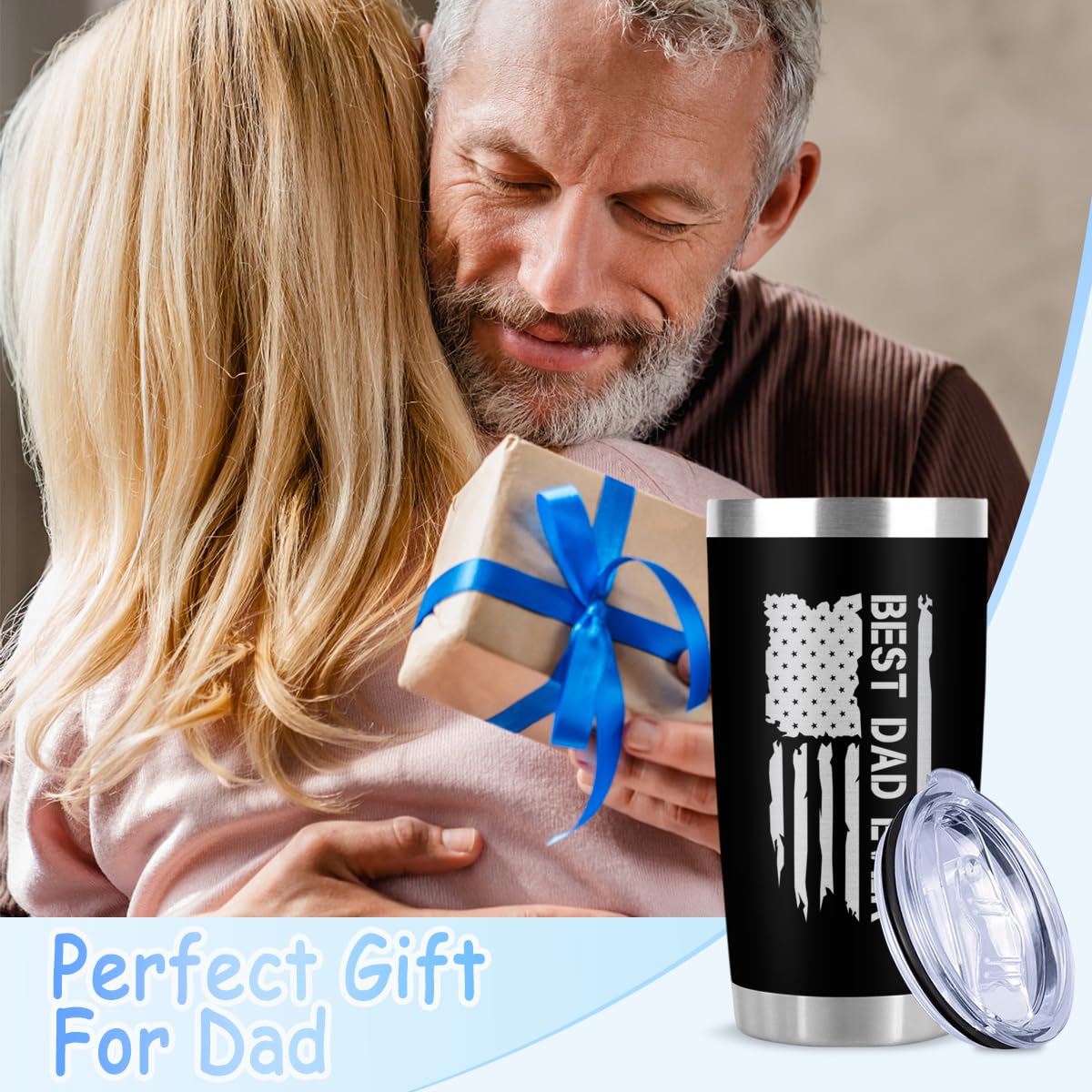 Dad Personalized Yeti Rambler Best Buckin Dad Ever Engraved