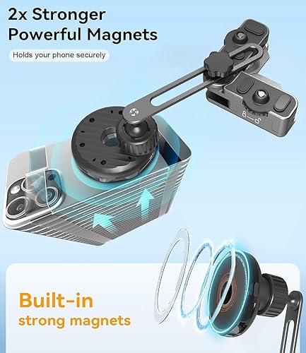 Miniatura 4 de Wireless Charger Phone Mount,Screen Clip Phone Holder,Magnetic Car Charger Mount for Tesla Model 3YSXCybertruck,Cellphone Holder for MagSafe for