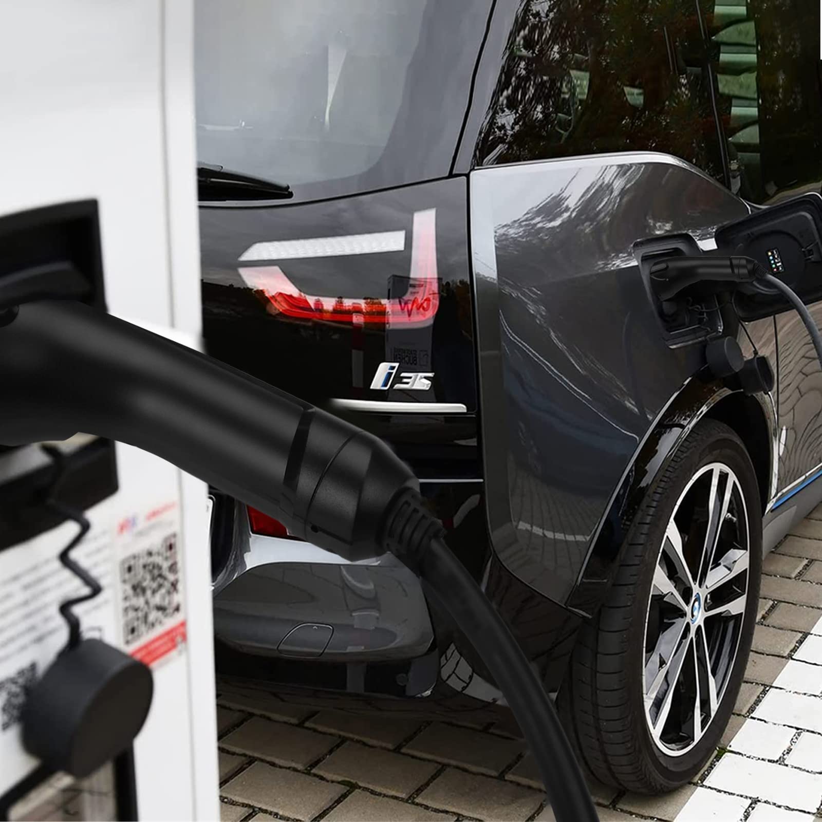 Typ 2 Ladekabel, 16 A / 11 kW / 3 Phasen / 5 Meter, IP55 wasserdichtes Autoladekabel für jedes Elektroauto