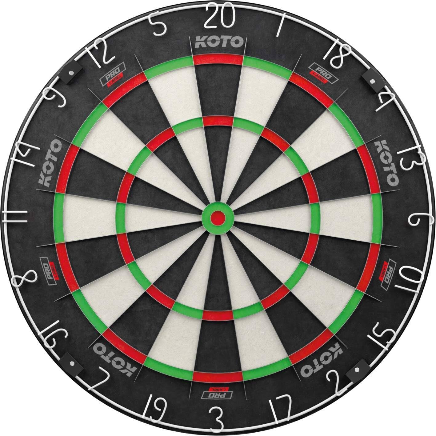 Bersaglio KOTO King Pro, formato ufficiale torneo, cablaggio fine, anello di figure rosse
