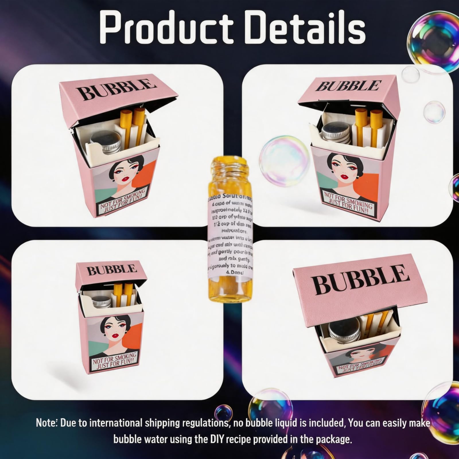 bubble blowing cigarette amazon Amazon.com: Axonkit Bubble Cigarette Blowing Stress-Relief Accessory Mini Bubble  Blower Sticks Fun Novelty Item for Relaxation Parties : Toys & Games