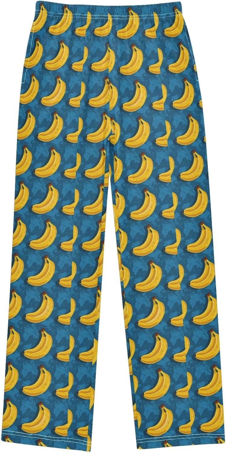 Christmas Gnomes Presents Long Pajama Pants Bottoms Soft Sleepwear with Pockets