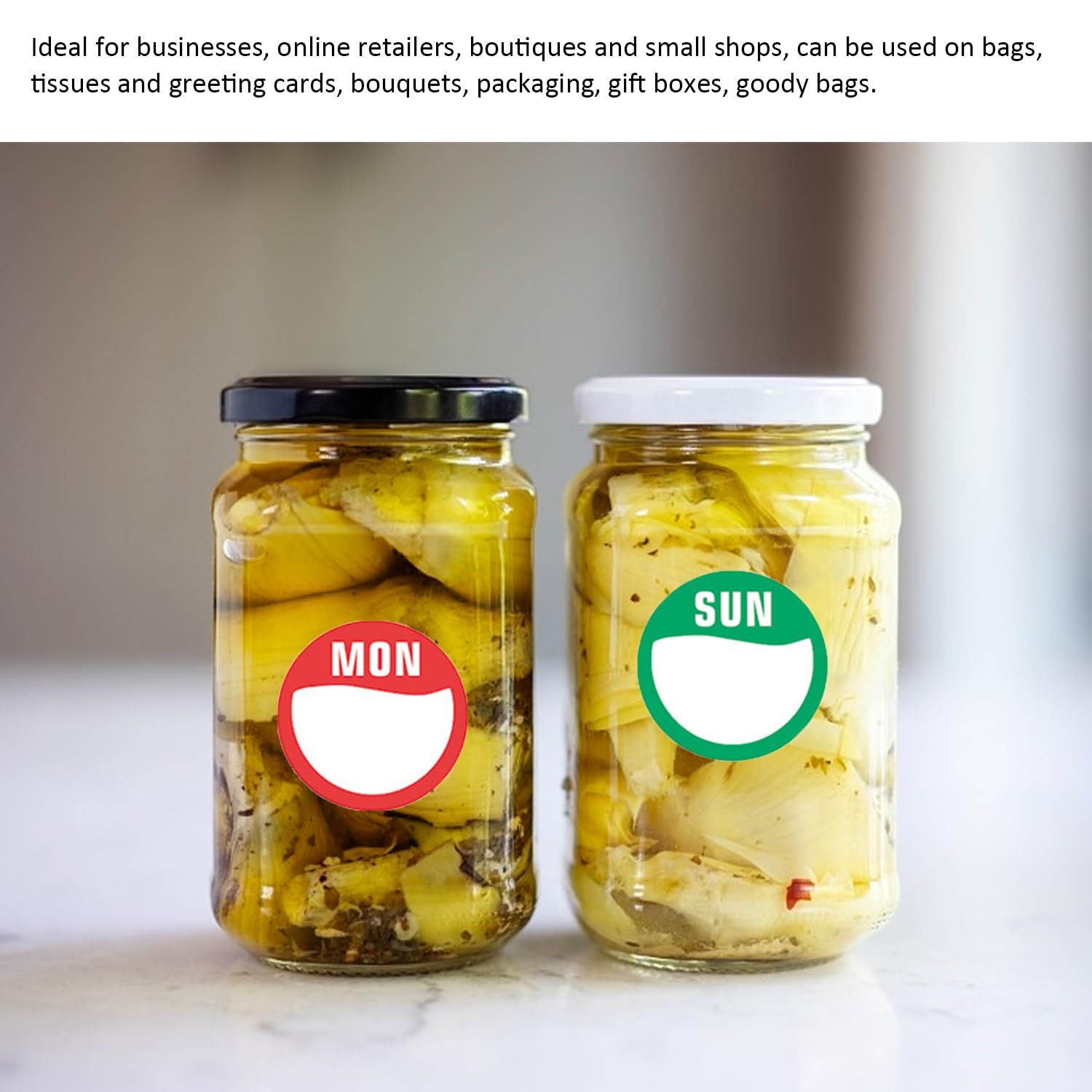 3500 Etichette Adesive Giornaliere - 7 Rotoli Per La Settimana + 50 Etichette Per Contenuti | Per Organizzazione Casa E Ufficio - Foto 13