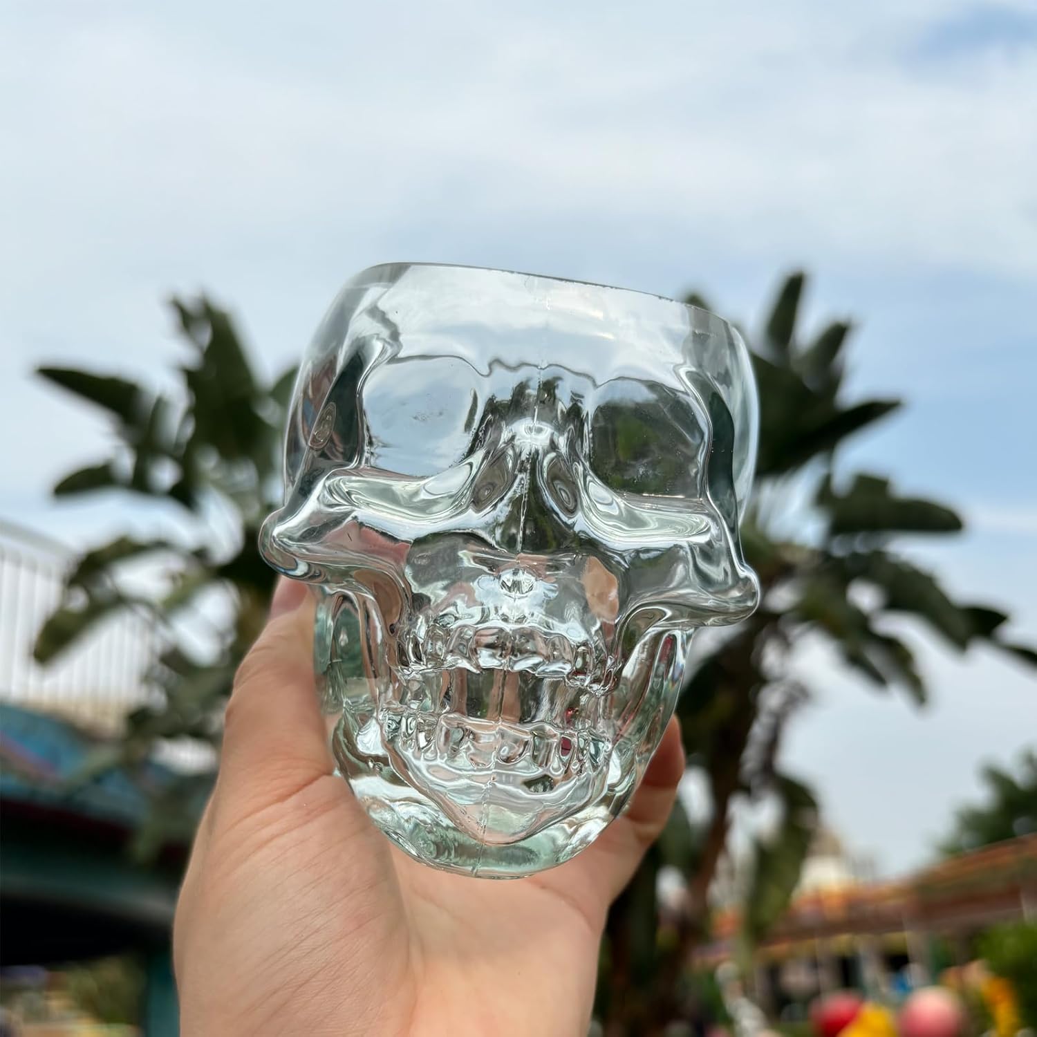 New Skull 350ML 12oz Wine Glass: Large Halloween Themed Party & - Funny Skull Cup for Spirits & Vodka (1pcs) - Image 8