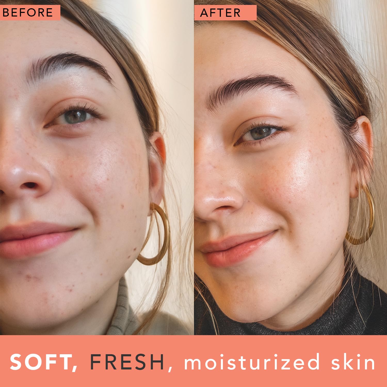 Spray de agua de rosas para la cara, fabricado en Estados Unidos con ingredientes hidratantes naturales y orgánicos para una piel brillante, sin alcohol, spray de tóner de agua de rosas con hamamelis 3